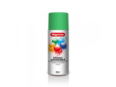 Краска желто-зеленая (265г) RAL6018, 270 MagicLine от MAGICLINE Краска желто-зеленая (265г) RAL6018, 270 MagicLine
