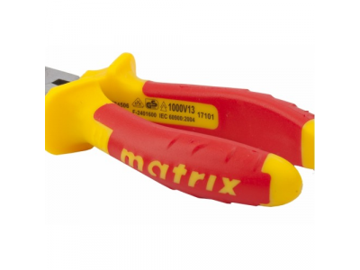 Длинногубцы прямые Insulated, 160мм, двухкомпонентные рукоятки//MATRIX PROFESSIONAL от MATRIX Длинногубцы прямые Insulated, 160мм, двухкомпонентные рукоятки//MATRIX PROFESSIONAL