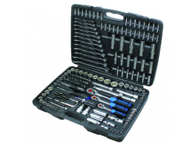 1/4"&3/8"&1/2" Набор инструмента 215пр. (6гр.) (4-32мм) от FORSAGE 1/4"&3/8"&1/2" Набор инструмента 215пр. (6гр.) (4-32мм)