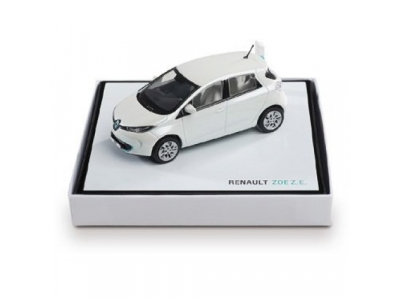 Модель автомобиля Renault Zoe Z.E. 1/43 White, артикул 7711573704 от Renault Модель автомобиля Renault Zoe Z.E. 1/43 White, артикул 7711573704