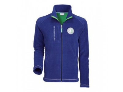 Флисовая куртка Porsche Unisex Fleece Jacket, Blue, артикул WAP74300S0C от VAG Флисовая куртка Porsche Unisex Fleece Jacket, Blue, артикул WAP74300S0C