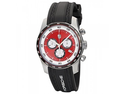 Наручные часы хронограф Porsche Sport Chronograph, Red/White/Black от VAG Наручные часы хронограф Porsche Sport Chronograph, Red/White/Black